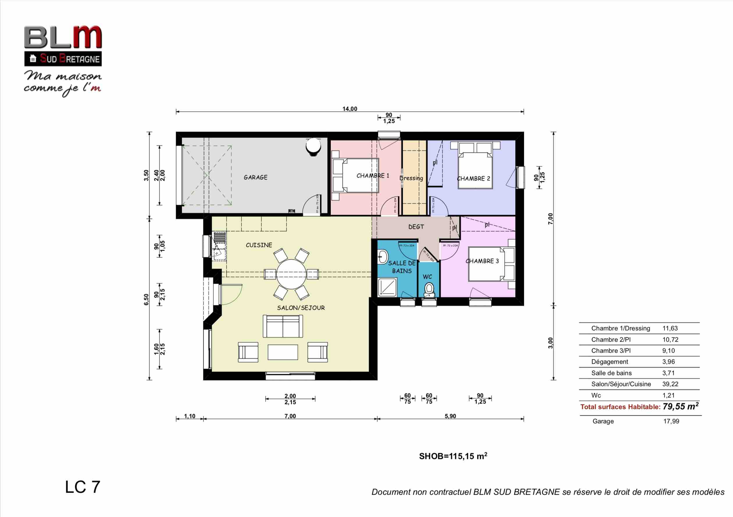 LC 7 – Garage inclus