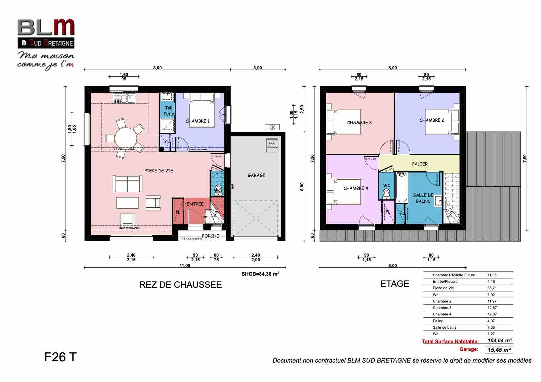 F 26T – Garage Inclus